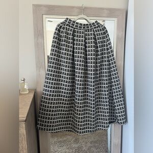 Maxi Tweed Skirt with sparkling thread,  new without tags